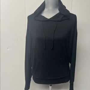 GAP Black Knit Sweater with hood.
